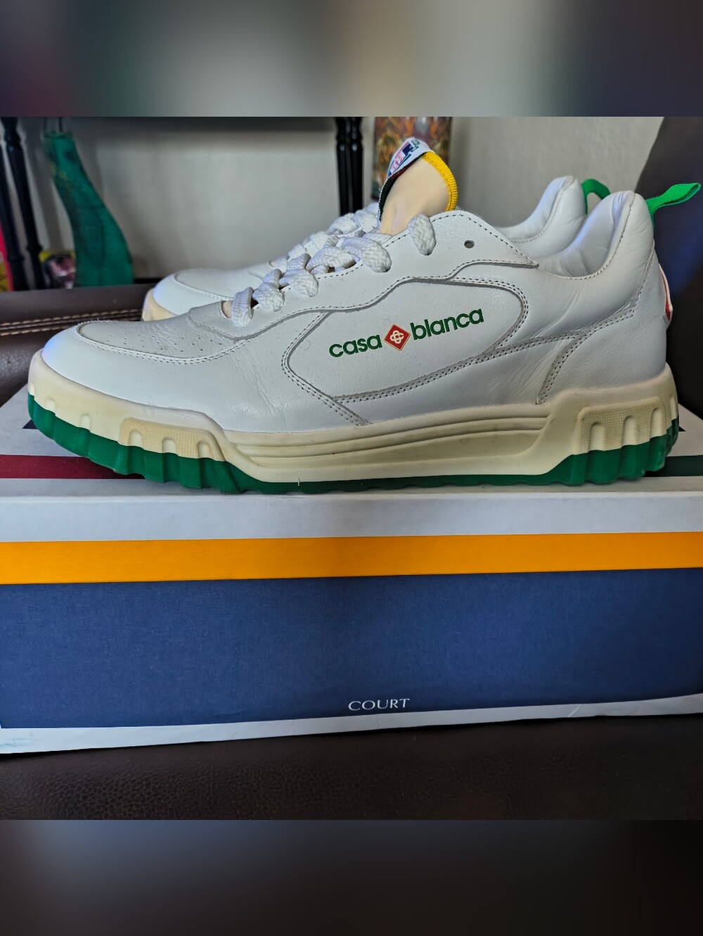 Casablanca Court Sneakers, Size 45.5, US Size 11.5